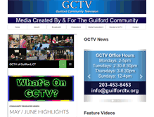 Tablet Screenshot of guilfordtv.org